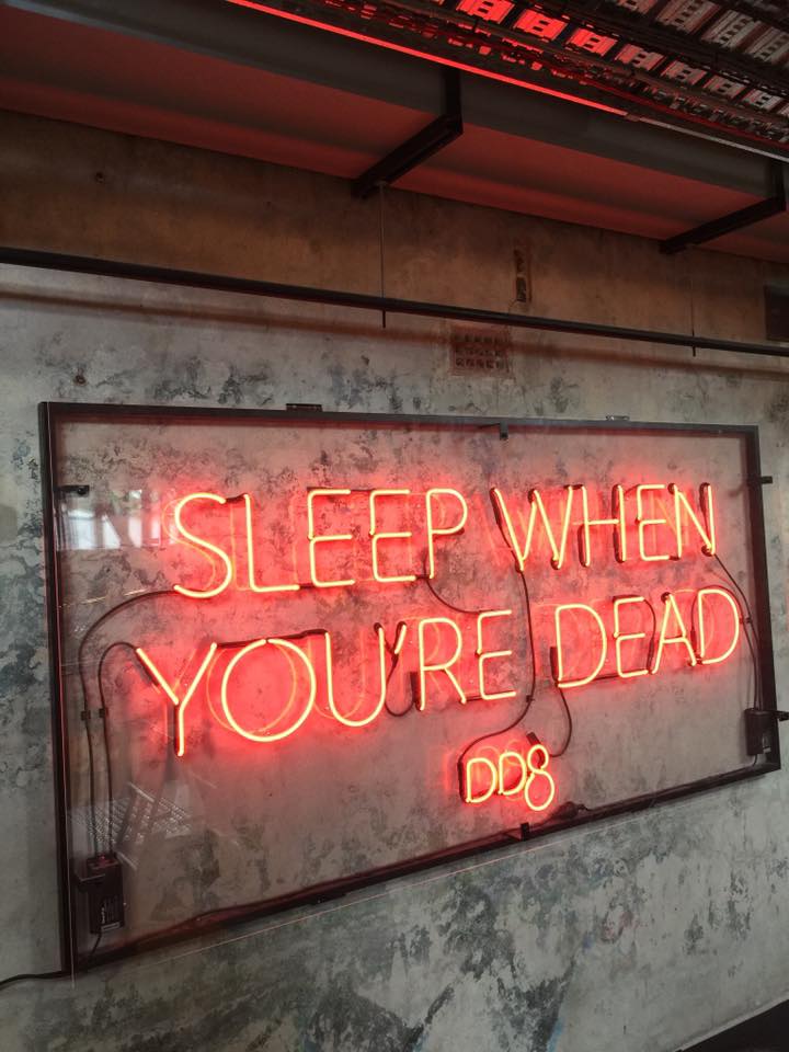 Neon sign installation commercial venue — Pether Electrical